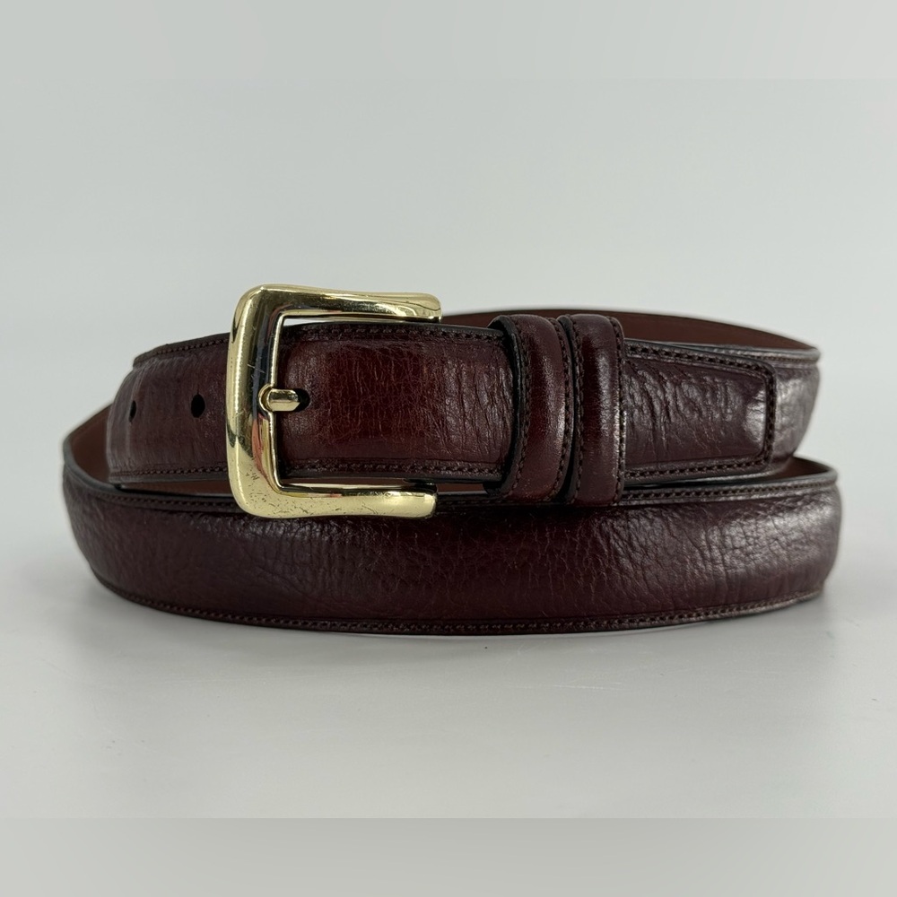 Roundtree & Yorke Vintage Brown Leather‎ Belt 38